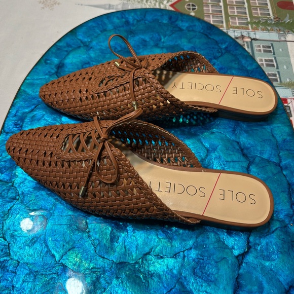 Sole Society Weaved brown 8 - Picture 2 of 4